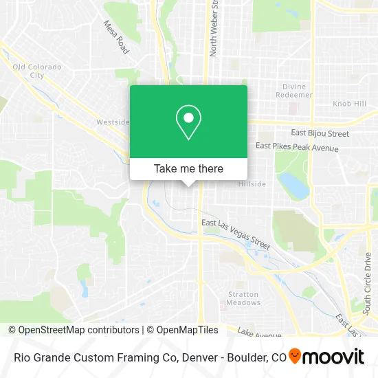 Rio Grande Custom Framing Co map