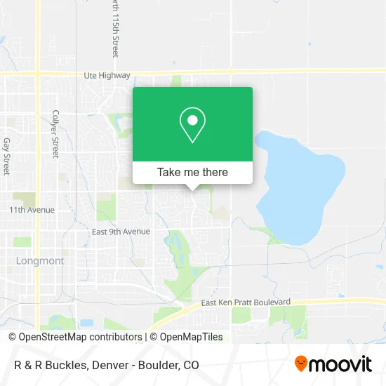 R & R Buckles map