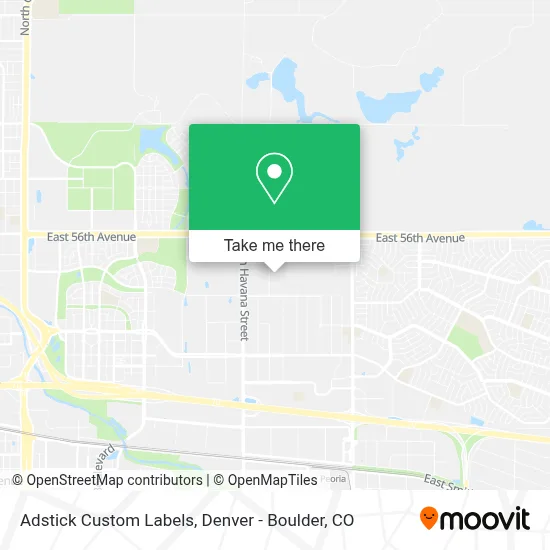 Adstick Custom Labels map