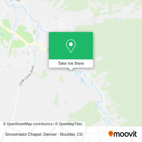 Snowmass Chapel map