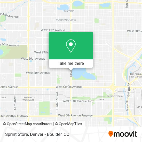 Sprint Store map