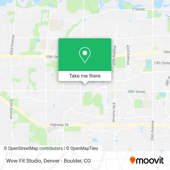Wow Fit Studio map