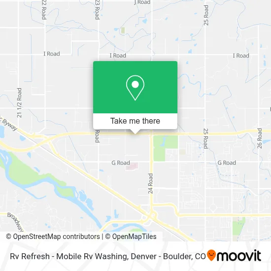 Rv Refresh - Mobile Rv Washing map