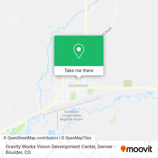 Gravity Works Vision Development Center map