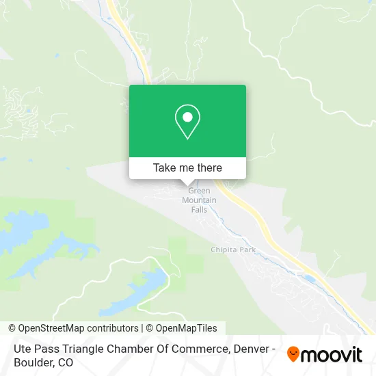Ute Pass Triangle Chamber Of Commerce map