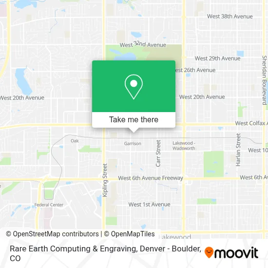 Rare Earth Computing & Engraving map