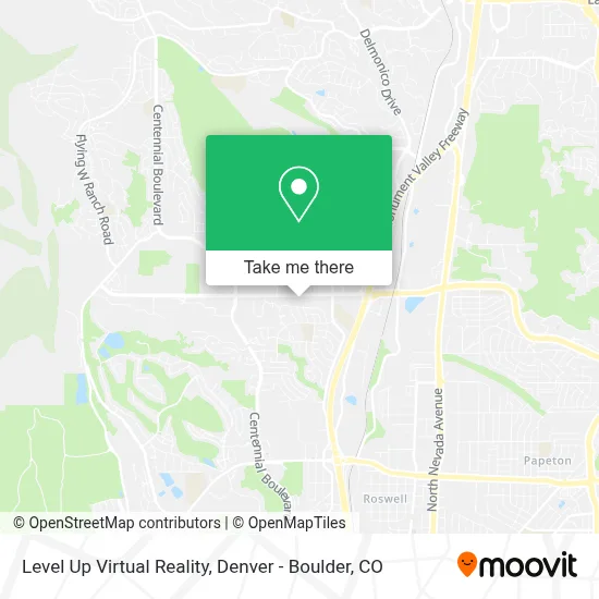 Level Up Virtual Reality map