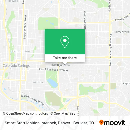 Smart Start Ignition Interlock map