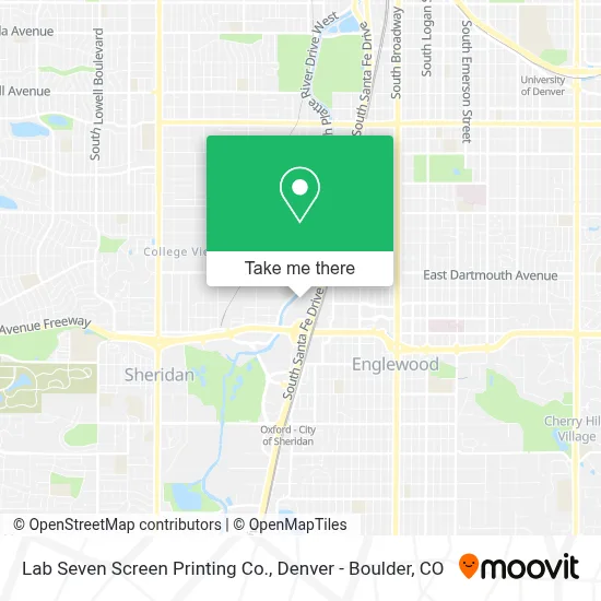 Lab Seven Screen Printing Co. map