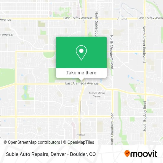 Subie Auto Repairs map