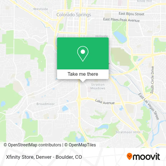 Xfinity Store map