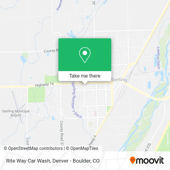 Rite Way Car Wash map