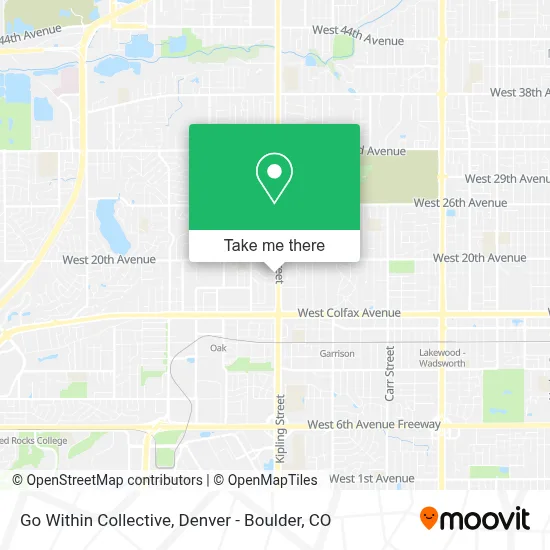 Go Within Collective map