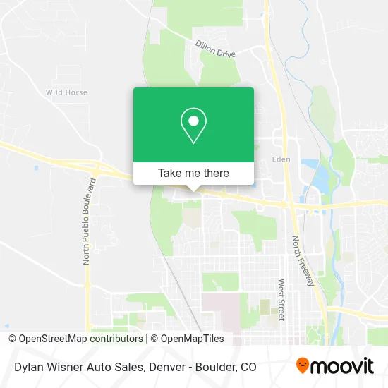 Dylan Wisner Auto Sales map