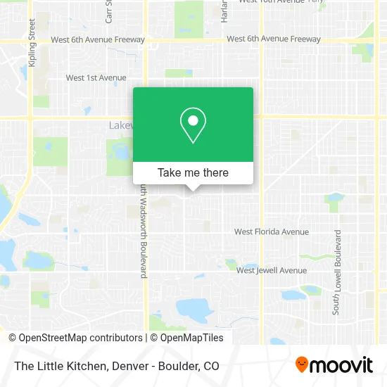 The Little Kitchen map