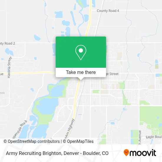 Army Recruiting Brighton map