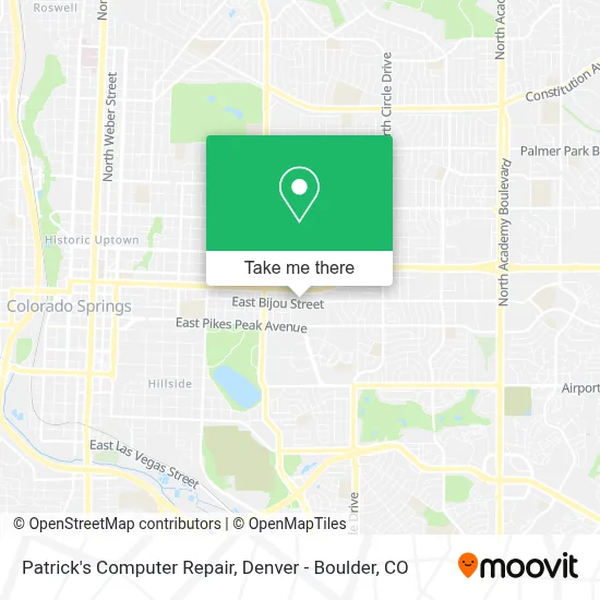 Patrick's Computer Repair map