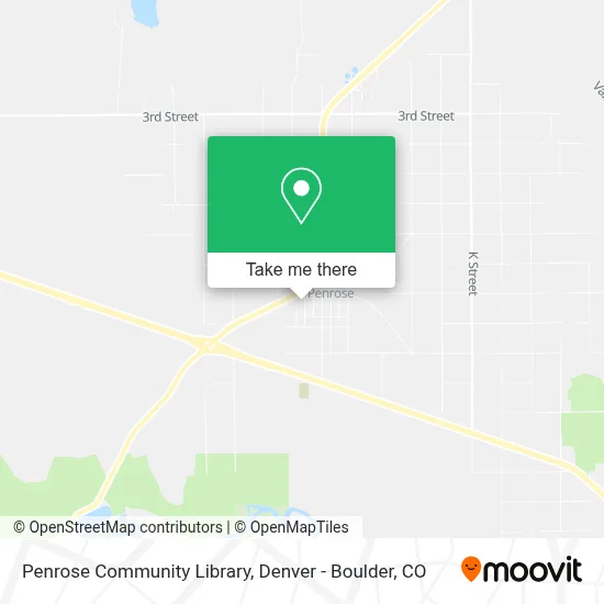 Penrose Community Library map