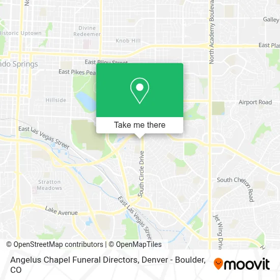 Angelus Chapel Funeral Directors map