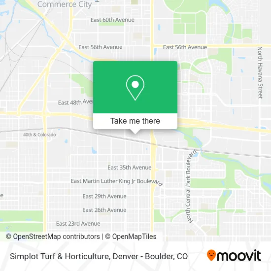 Simplot Turf & Horticulture map