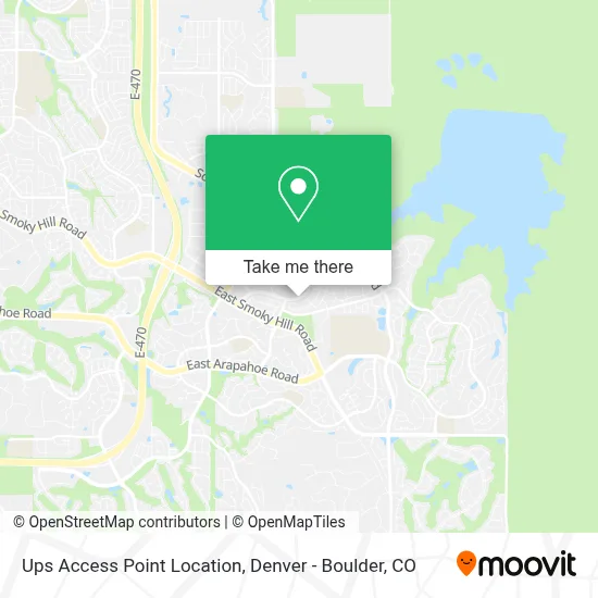 Ups Access Point Location map