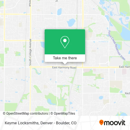 Keyme Locksmiths map
