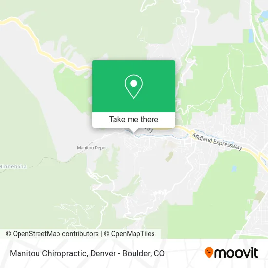 Manitou Chiropractic map