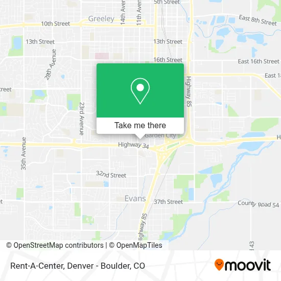 Rent-A-Center map