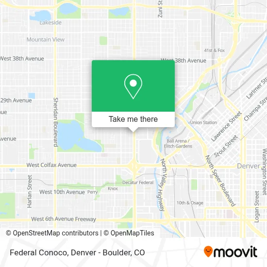 Federal Conoco map