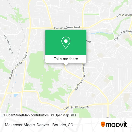 Makeover Magic map