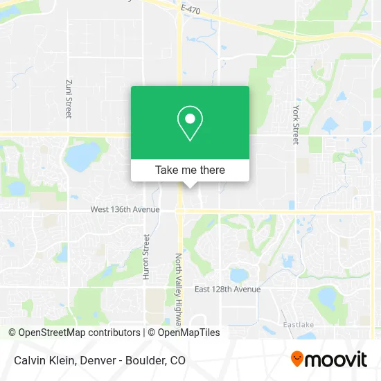 Calvin Klein map
