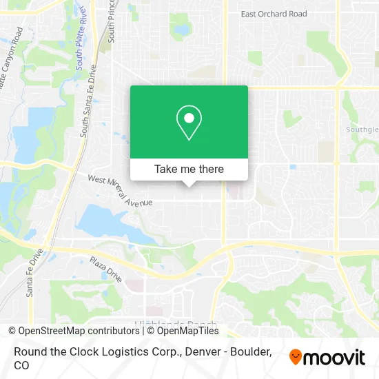 Round the Clock Logistics Corp. map