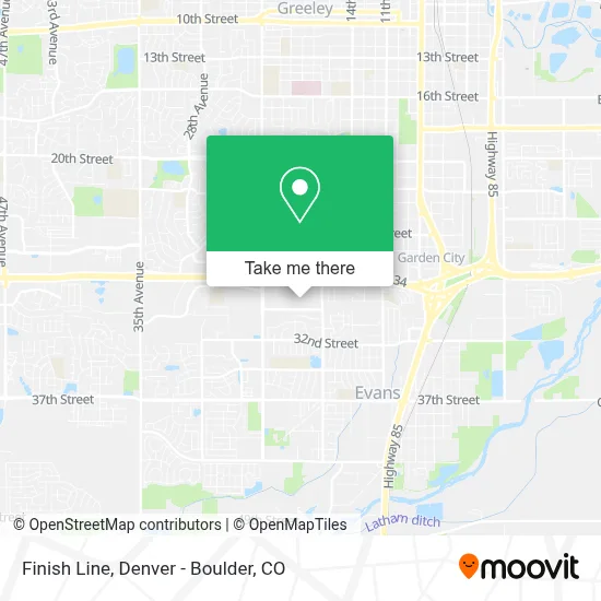 Finish Line map