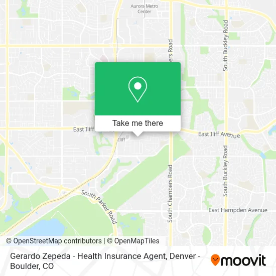 Gerardo Zepeda - Health Insurance Agent map
