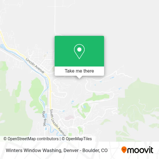 Winters Window Washing map