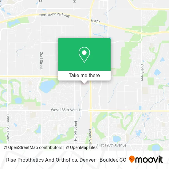 Rise Prosthetics And Orthotics map