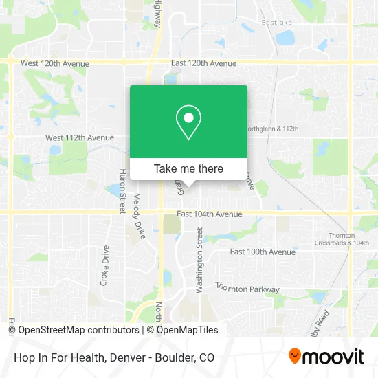 Hop In For Health map