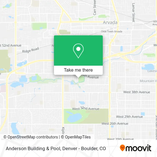 Anderson Building & Pool map