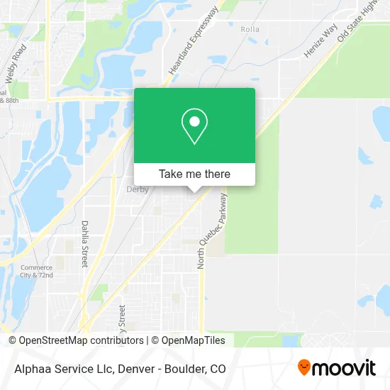 Alphaa Service Llc map