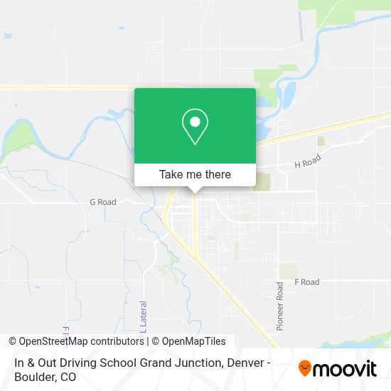In & Out Driving School Grand Junction map