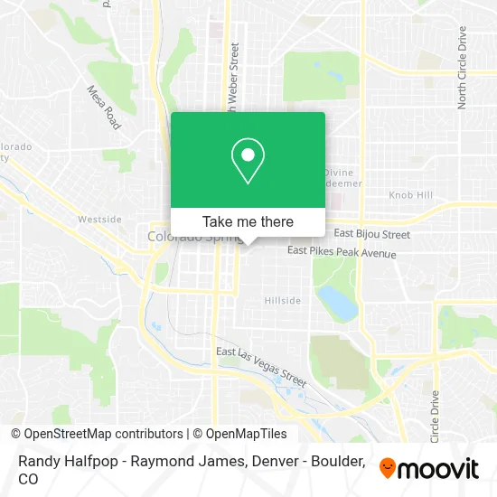 Randy Halfpop - Raymond James map