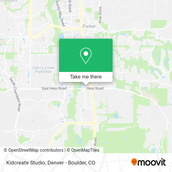 Kidcreate Studio map