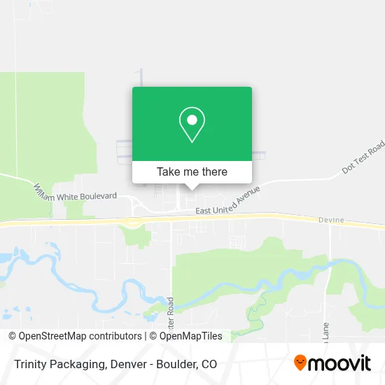 Trinity Packaging map