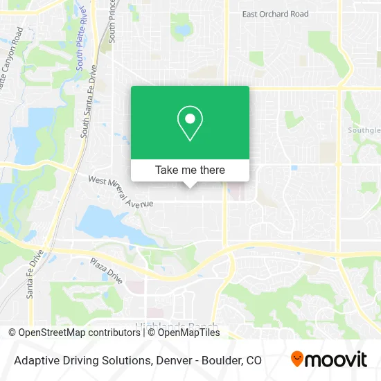 Adaptive Driving Solutions map