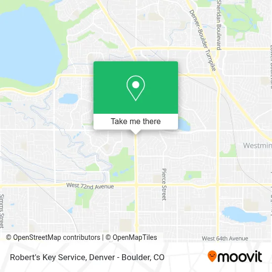 Robert's Key Service map
