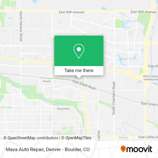Maya Auto Repair map