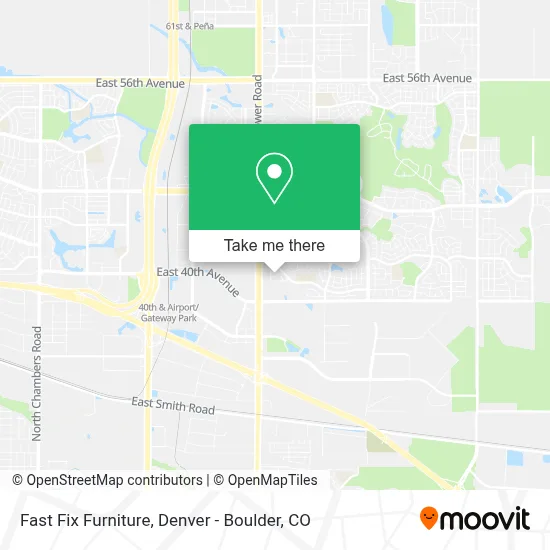 Fast Fix Furniture map
