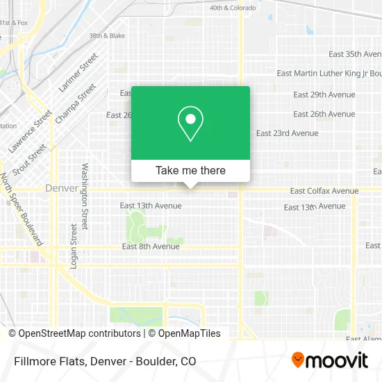 Fillmore Flats map