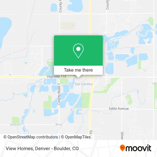 View Homes map