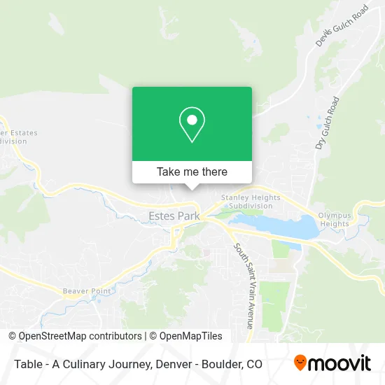 Table - A Culinary Journey map